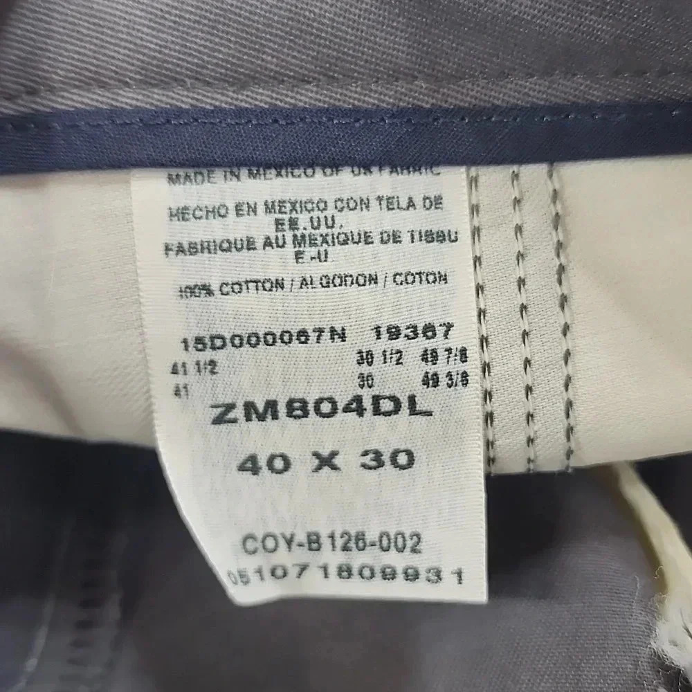 NWT Wrangler Authentic Ultimate Khaki Supreme Men's Dress Pants 40x30 - Picture 7 of 9
